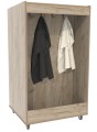 Kapstok dubbelzijdig B80xD70xH141cm Grey Craft Oak Tangara Groothandel voor de Kinderopvang Kinderdagverblijfinrichting1